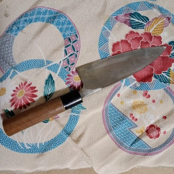 出刃包丁「堺 武守」を研ぎました｜はっさ
