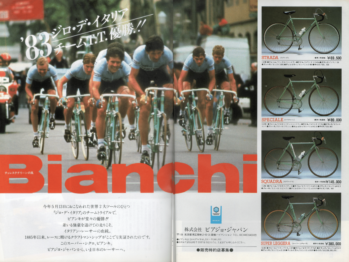 80年代の欧州ロードフレームの広告｜Silicate melt