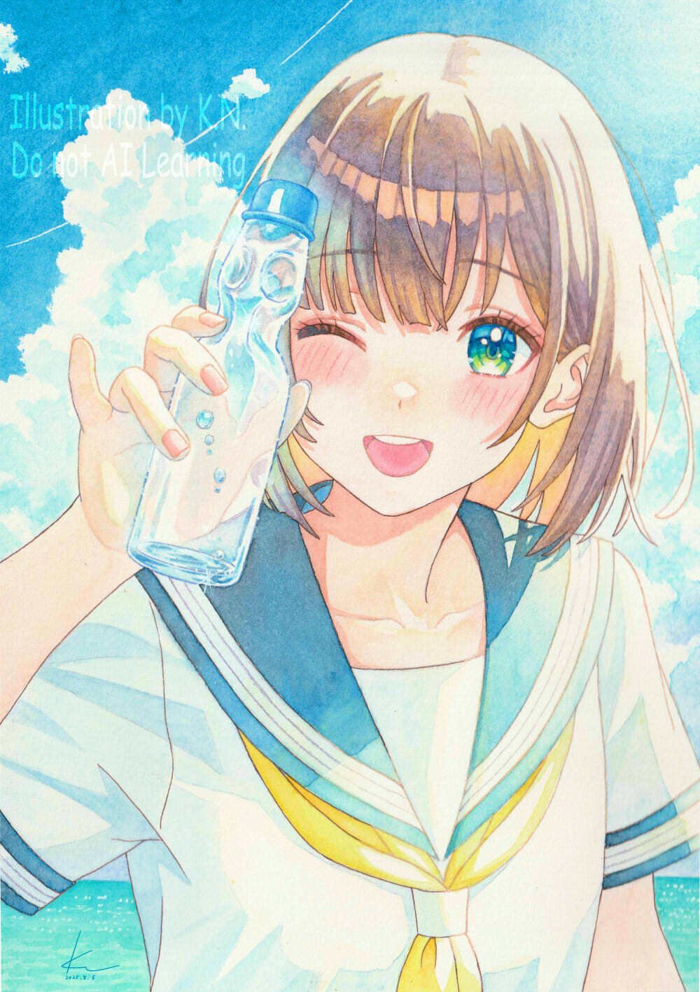 透明水彩イラストNo.30｜K.N.