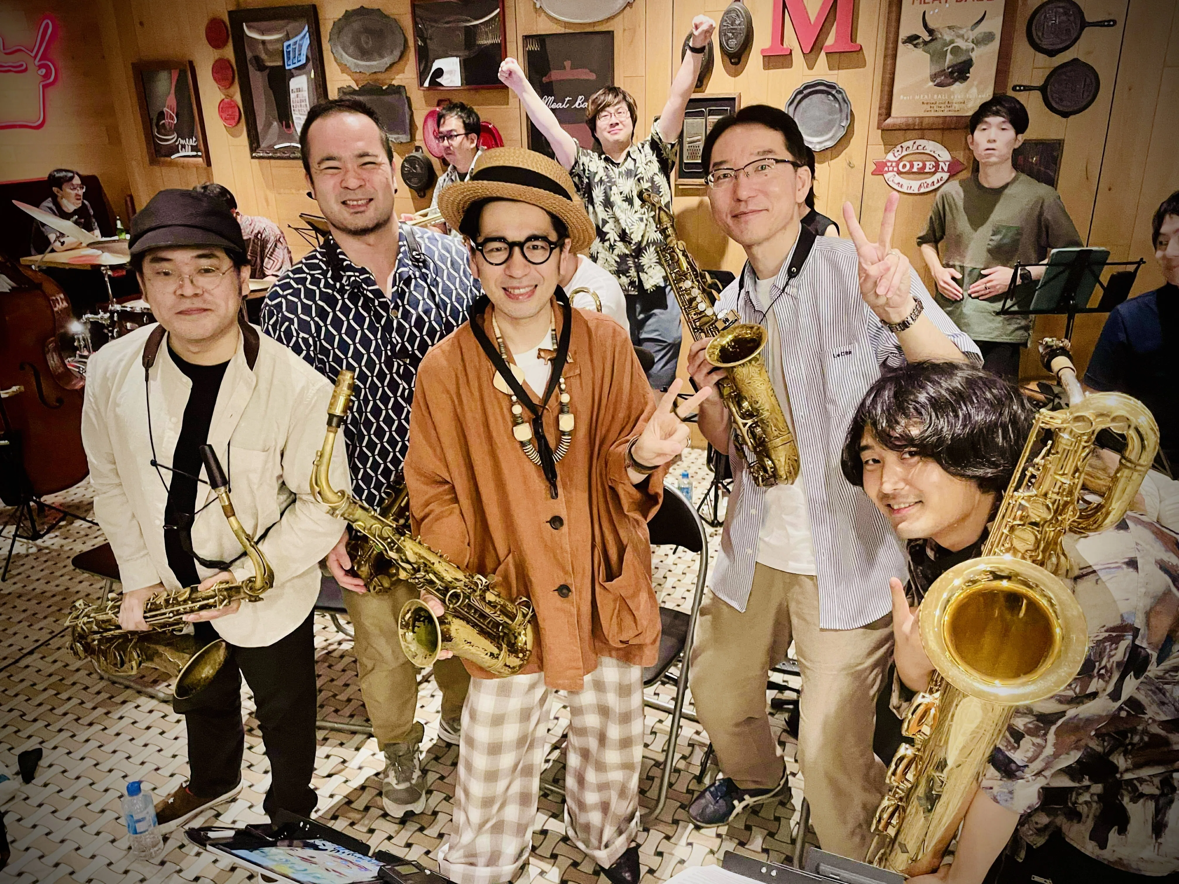 ビッグバンド 東京ミッドタウン日比谷にてビッグバンド！吹いて吹いて吹きまくった夜