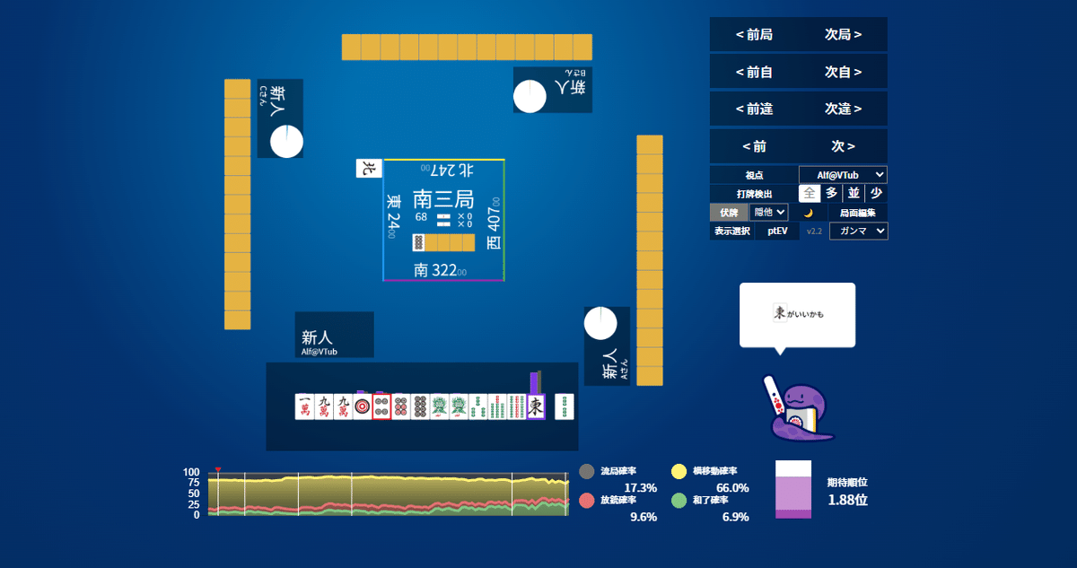 魂天を目指す麻雀note その734｜Alf