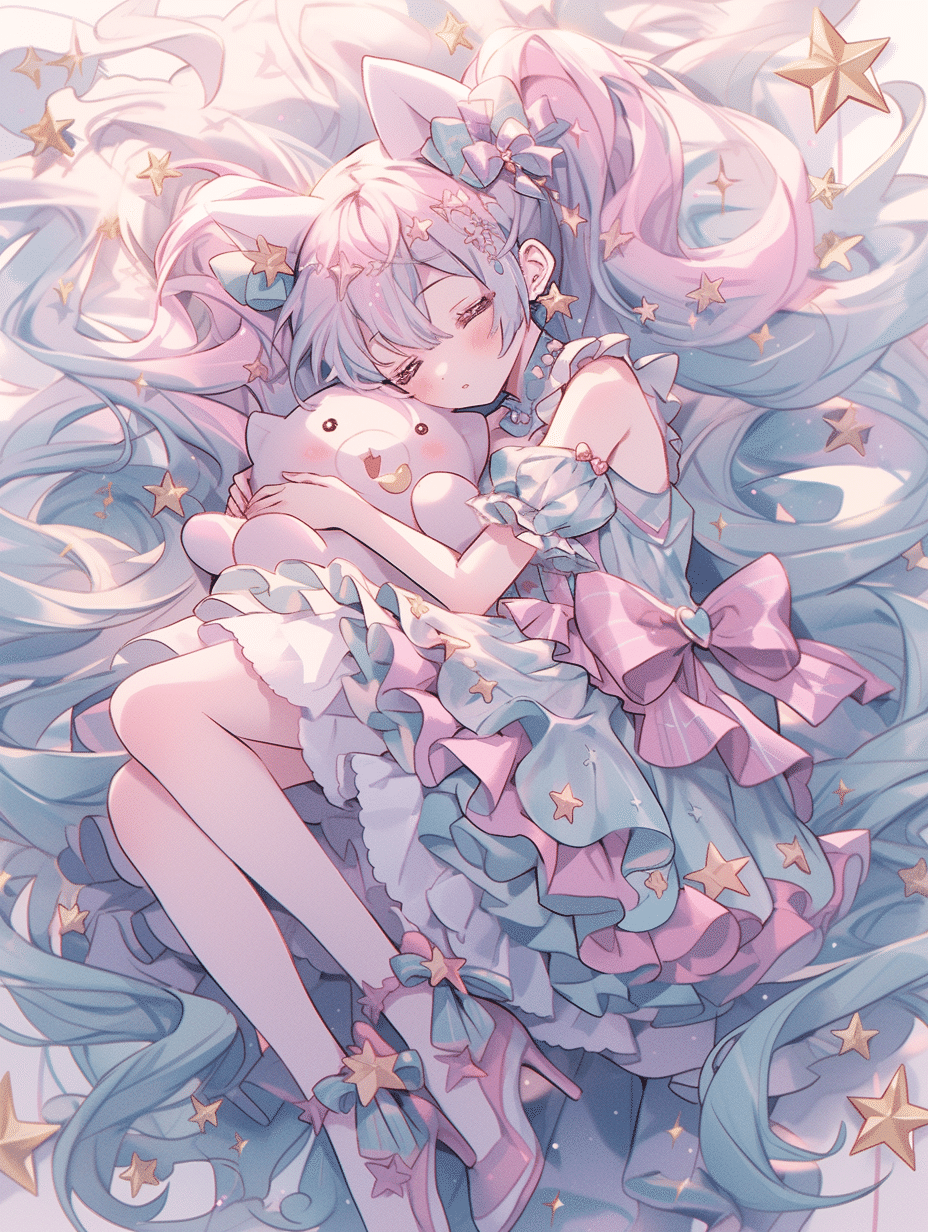 しゃる🌈 AIイラスト集 2025.08.06 夜明けを奏でる星灯（ほしあかり