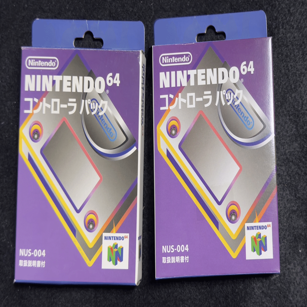 ニンテンドウ64 「コントローラ パック」バージョン違いまとめ｜KOU
