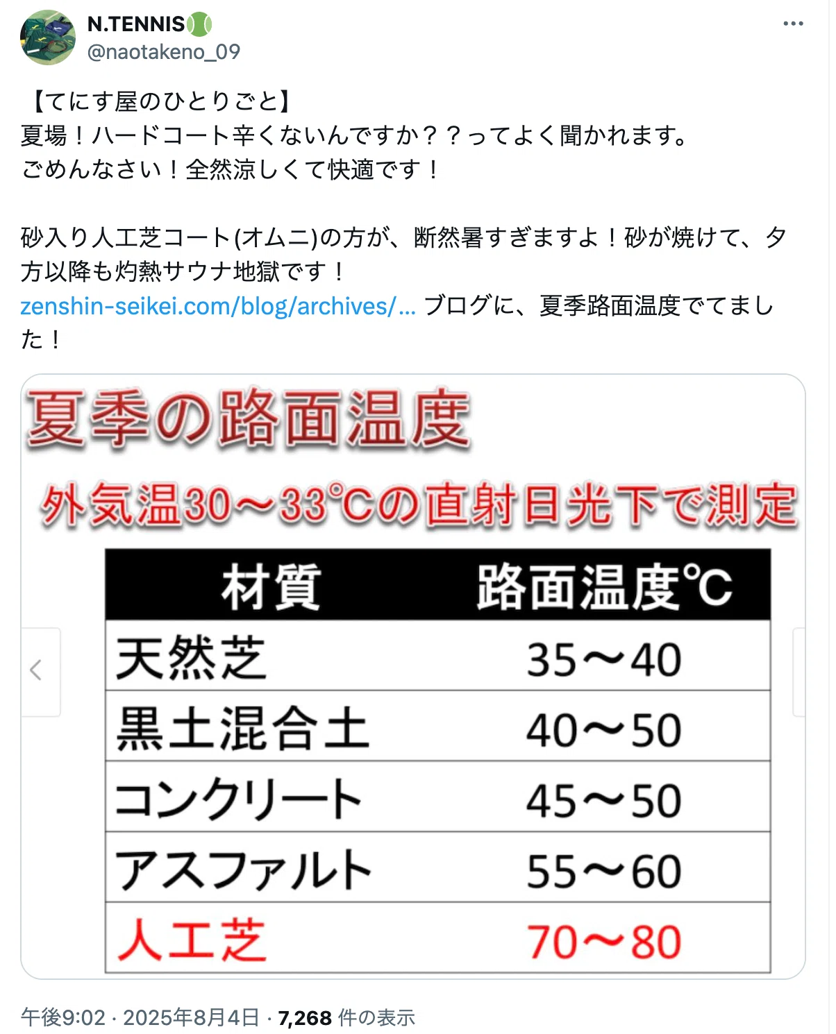 雑】オムニの方がハードより暑い？｜STSテニスラボ