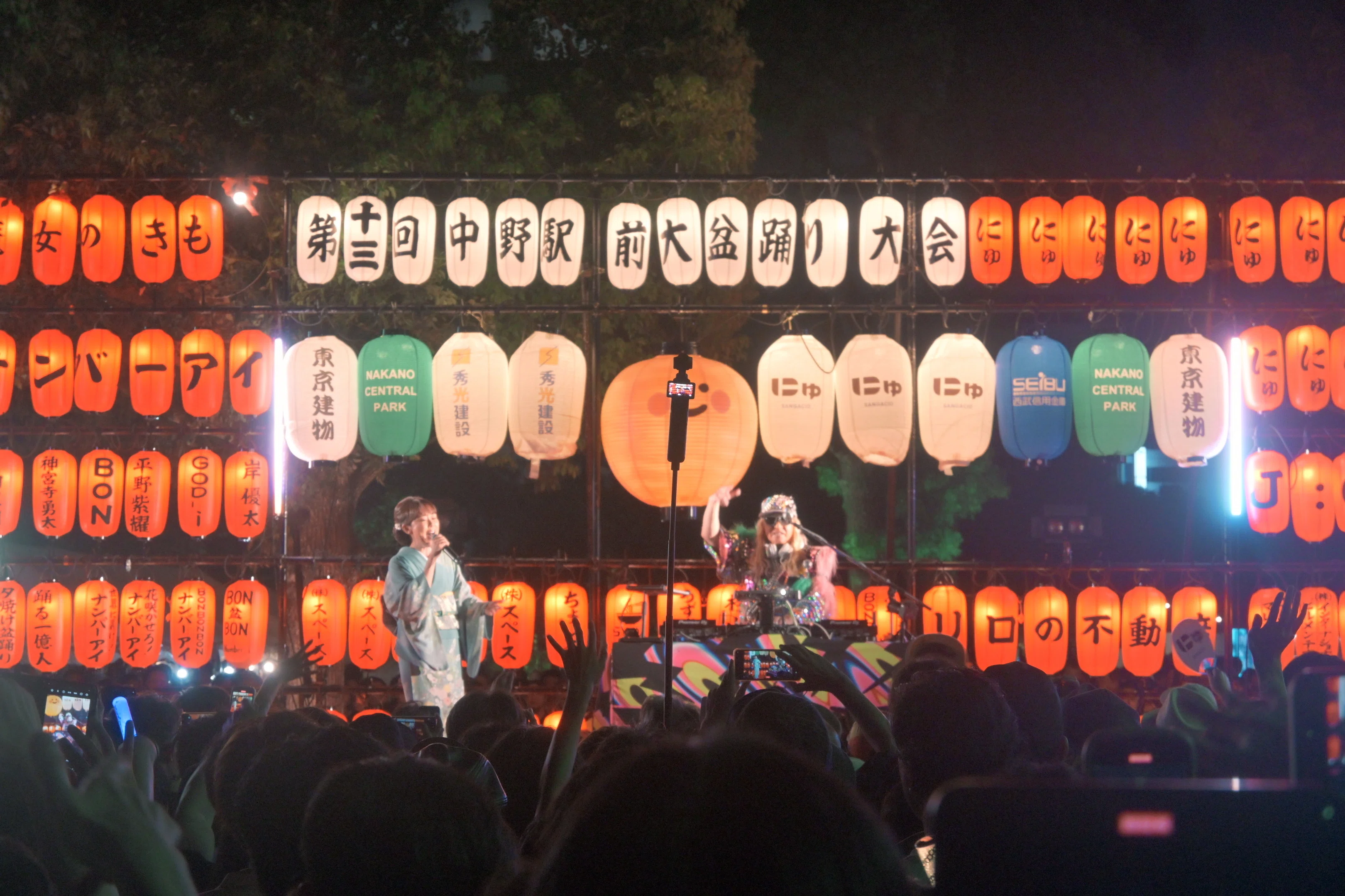 第13回『中野駅前大盆踊り大会』で楽しむ夏の夜と絶品グルメ #KEN3TVと
