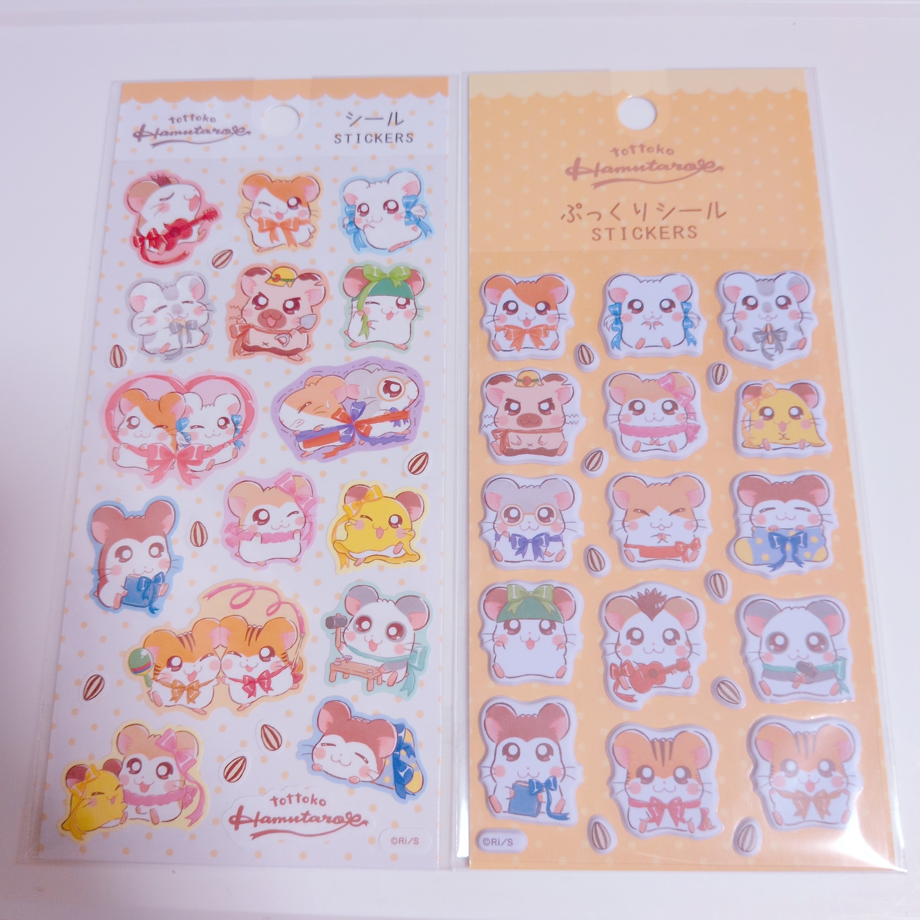 念願のとっとこハム太郎シールを手に入れました｜シール活