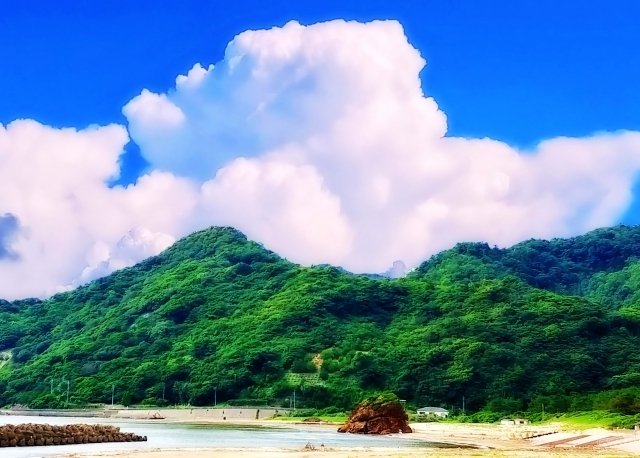 0464 出雲大社に集う八百万の神々を迎える「稲佐の浜」（島根県