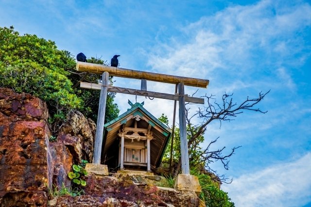 0464 出雲大社に集う八百万の神々を迎える「稲佐の浜」（島根県