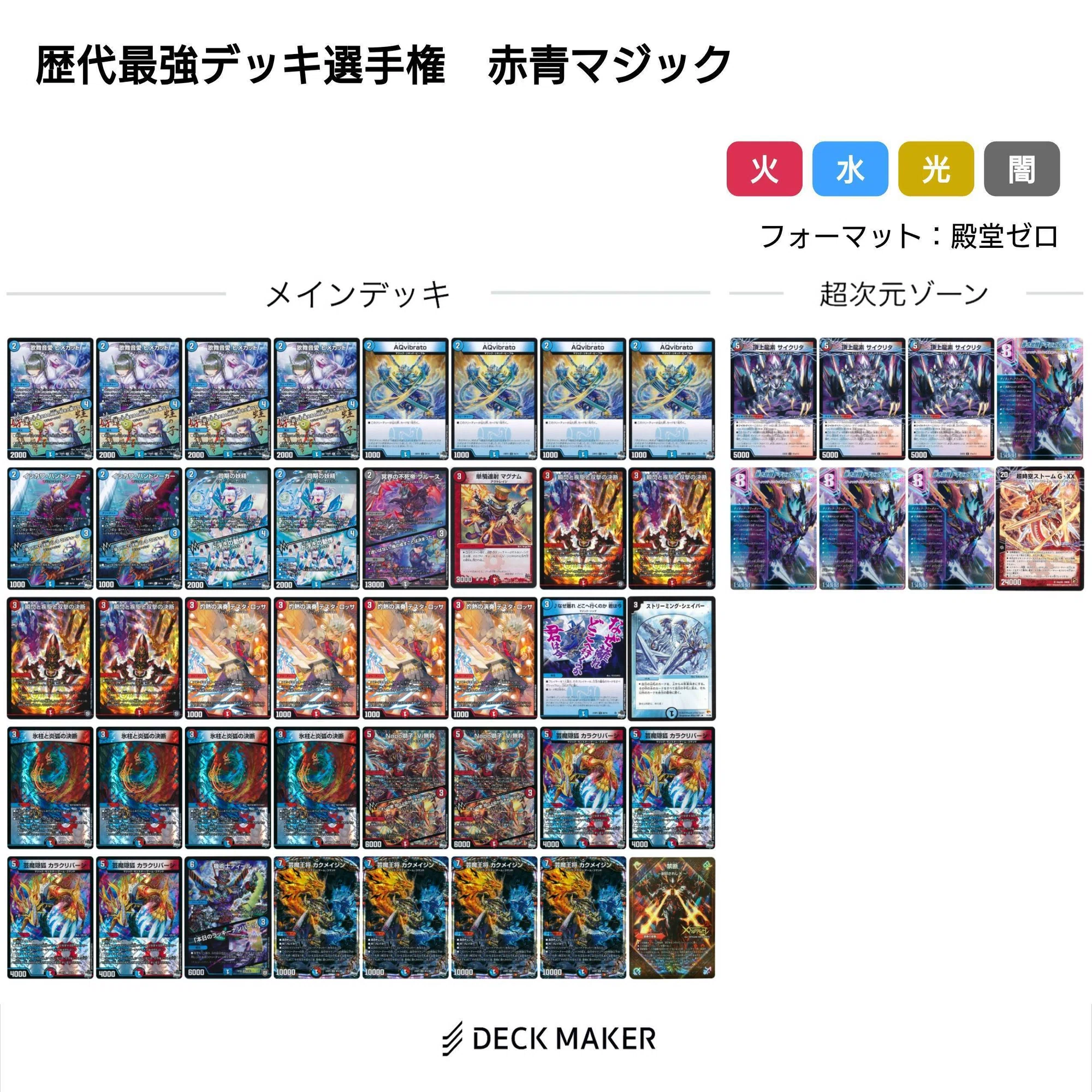 赤青マジック【デュエマ歴代最強デッキ⑧】｜れもん