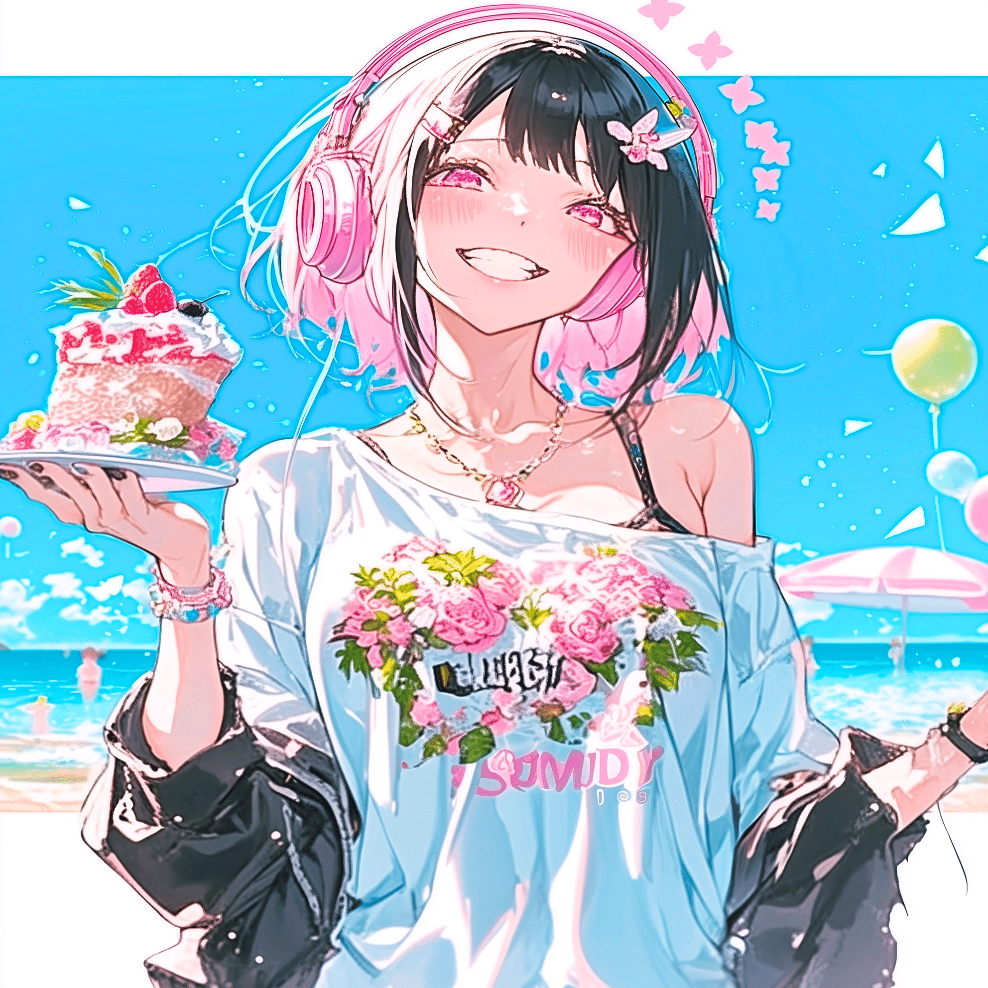 夏にとろける【AIイラスト＋4コマ漫画】｜Alpaka