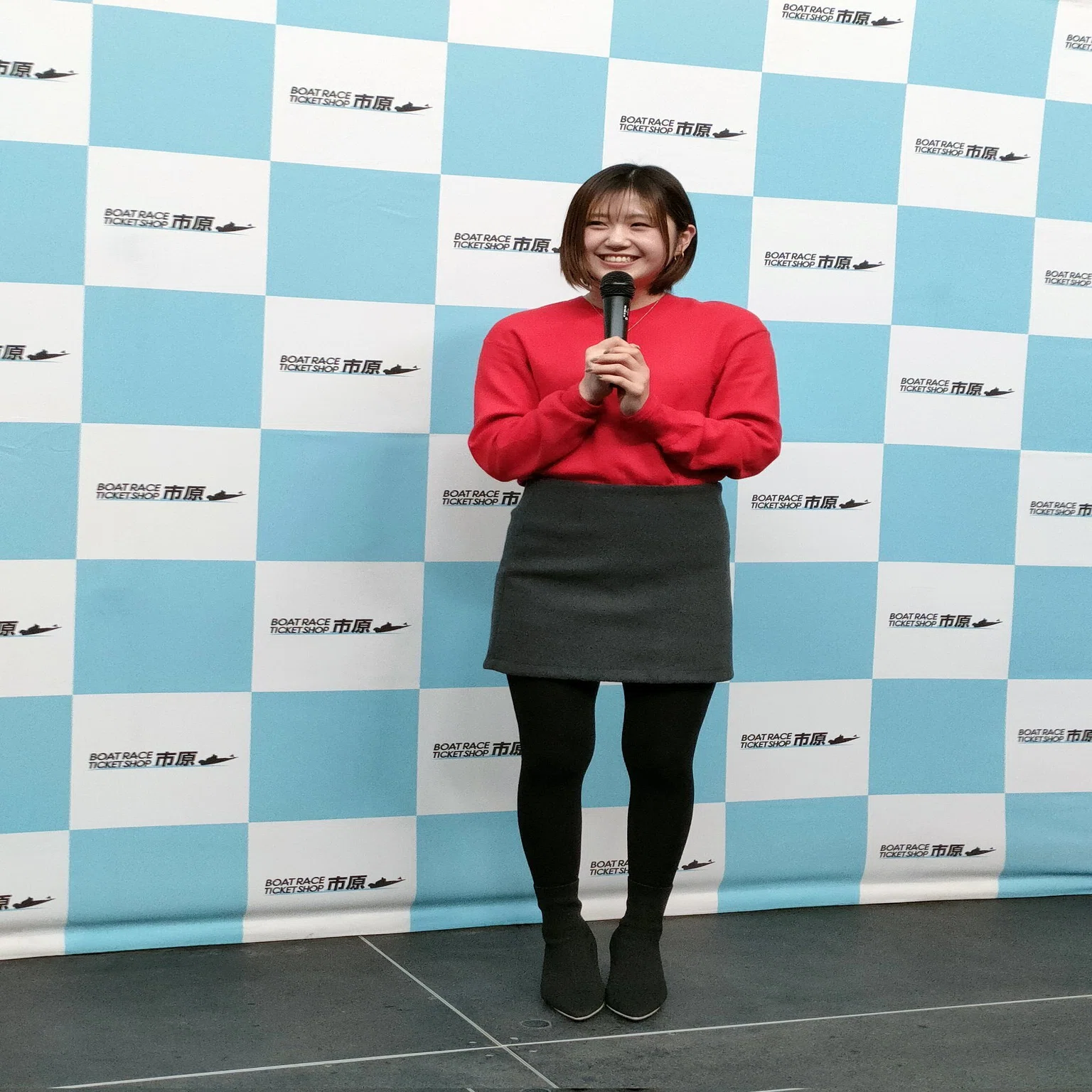 2025年1月25日 ボートレースチケットショップ市原 野田彩加さん 