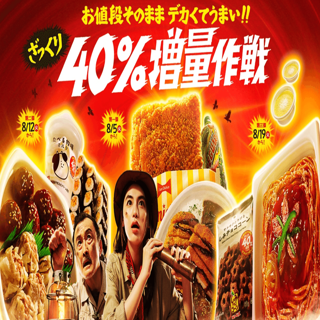 コンポニビリ みんな大好きファミリーマート：「ざっくり40%増量作戦」が映す現代人