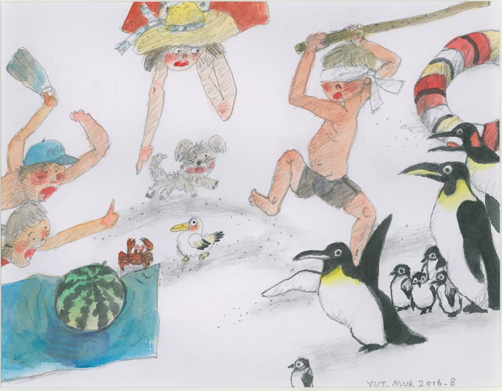 Yosi 作家 ペンギン 大切な友達 絵 74/100 Yosi 作家 ペンギン 大切な