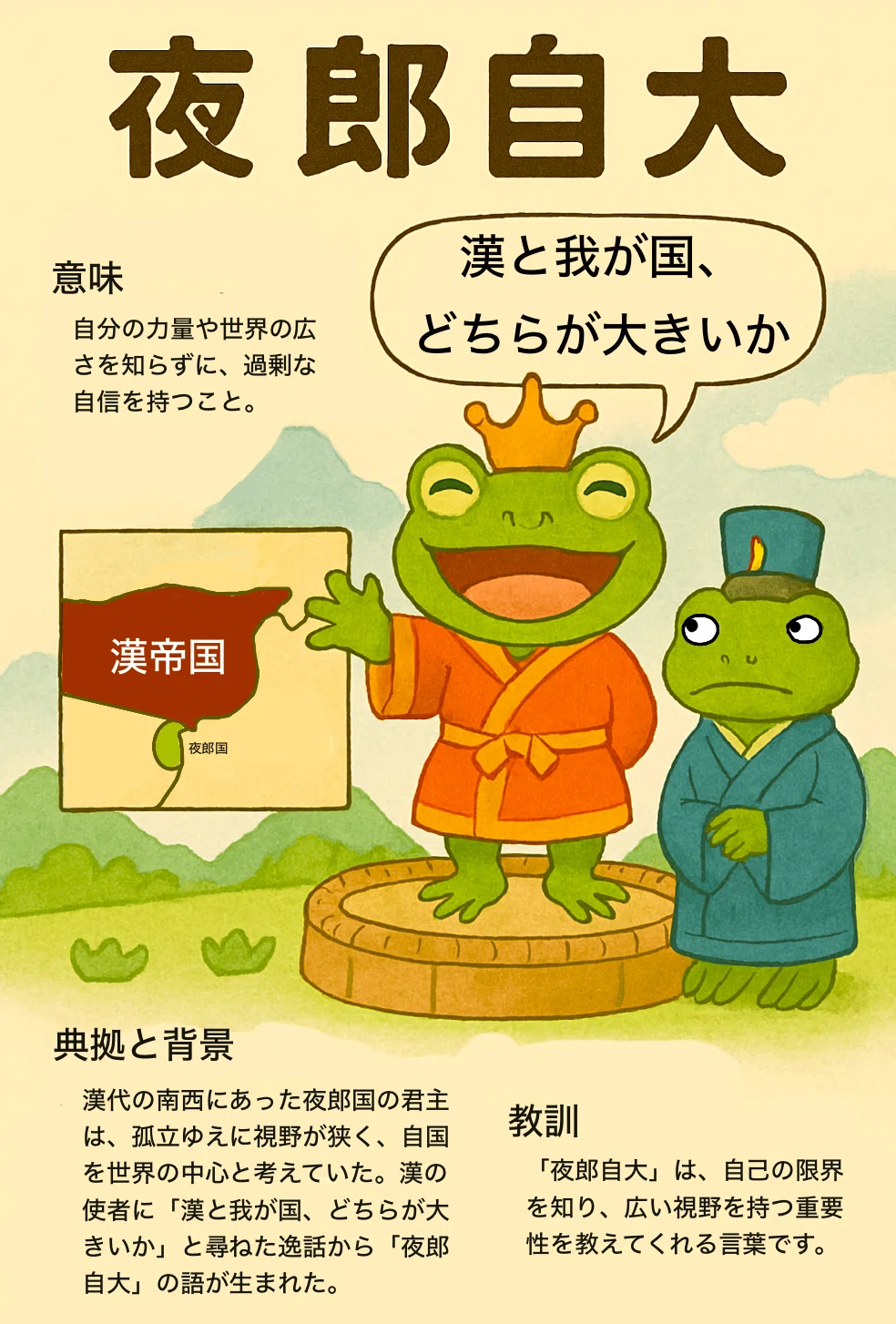 夜郎自大 と は