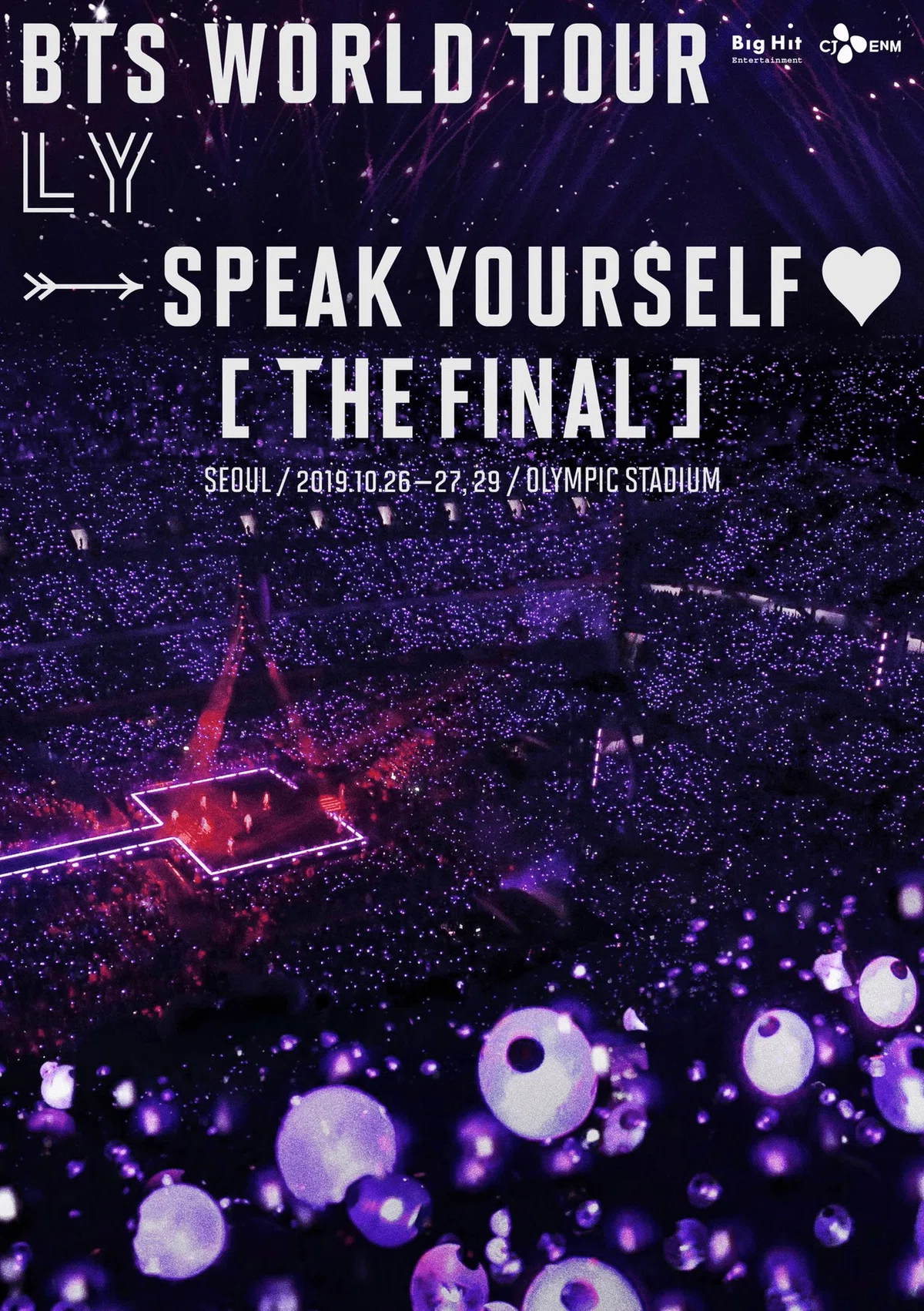 2019 BTS WORLD TOUR LOVE YOURSELF: SPEAK YOURSELF [THE FINAL
