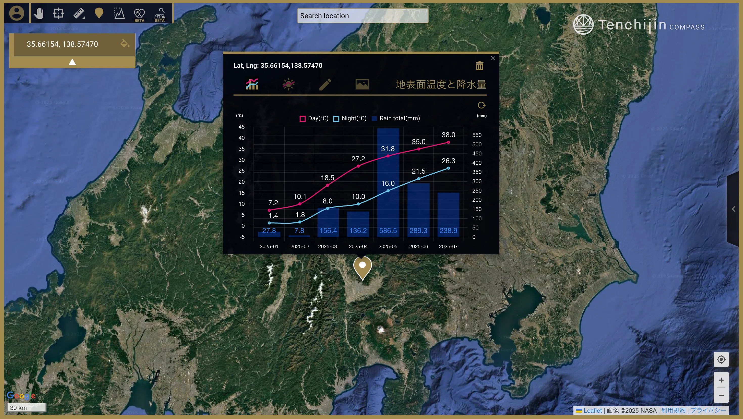 最高は福井市中心部の58.2℃！2025年7月度「地表面温度」ランキングを