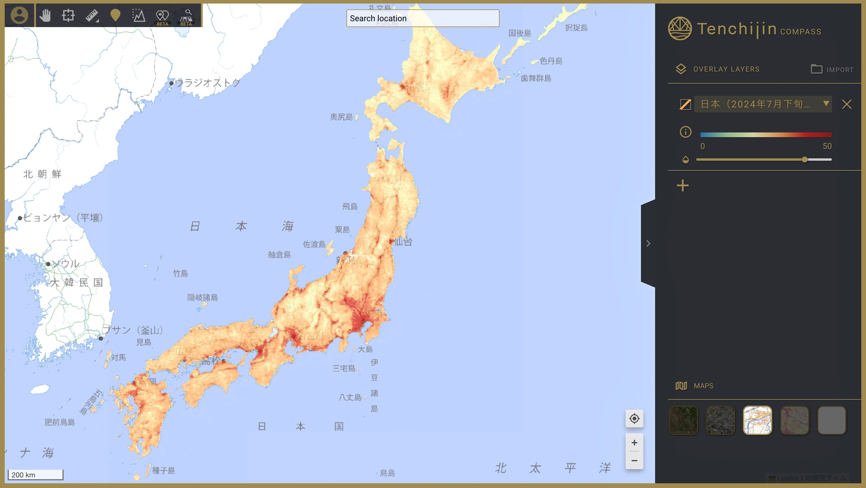 最高は福井市中心部の58.2℃！2025年7月度「地表面温度」ランキングを