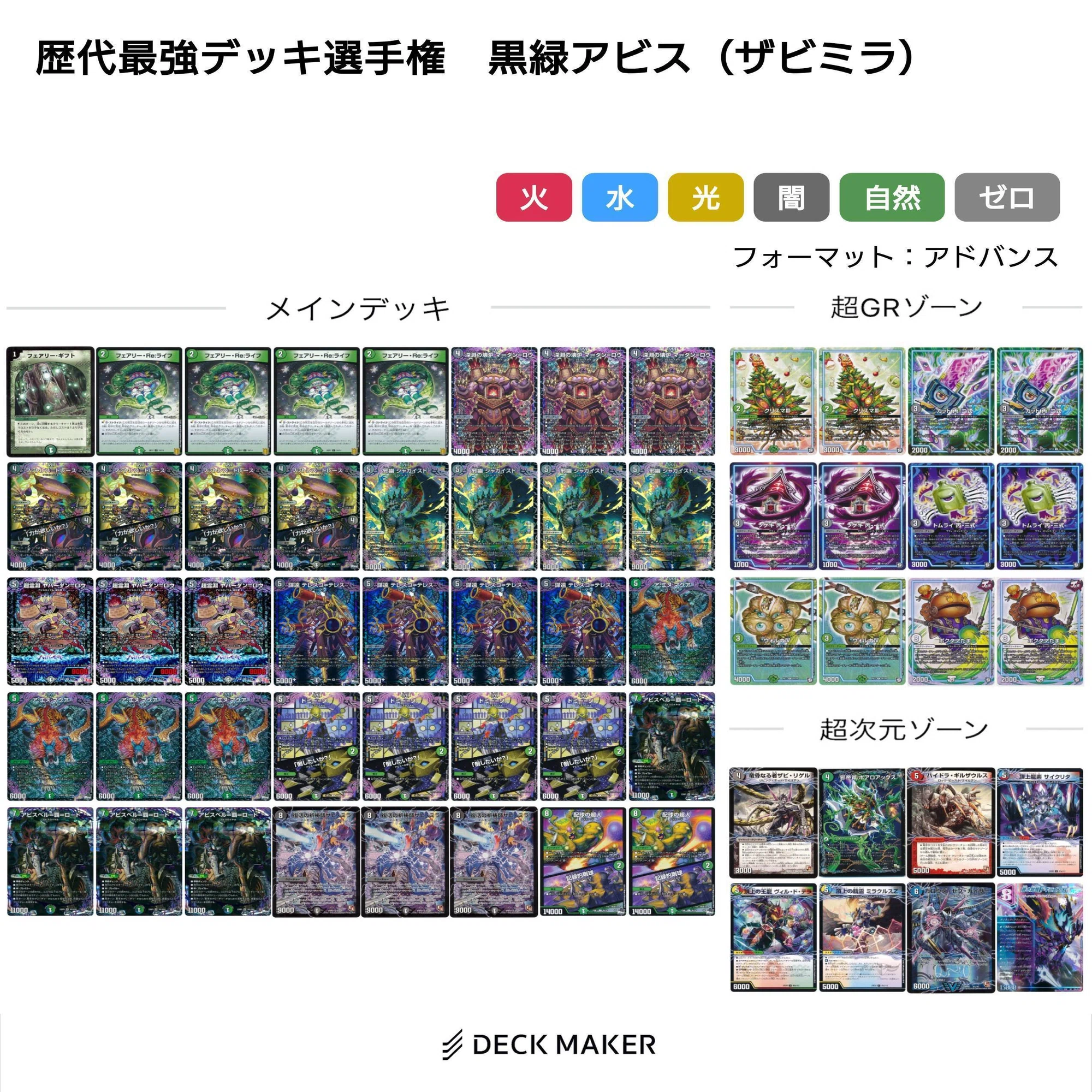 黒緑アビス【デュエマ歴代最強デッキ⑨】｜れもん