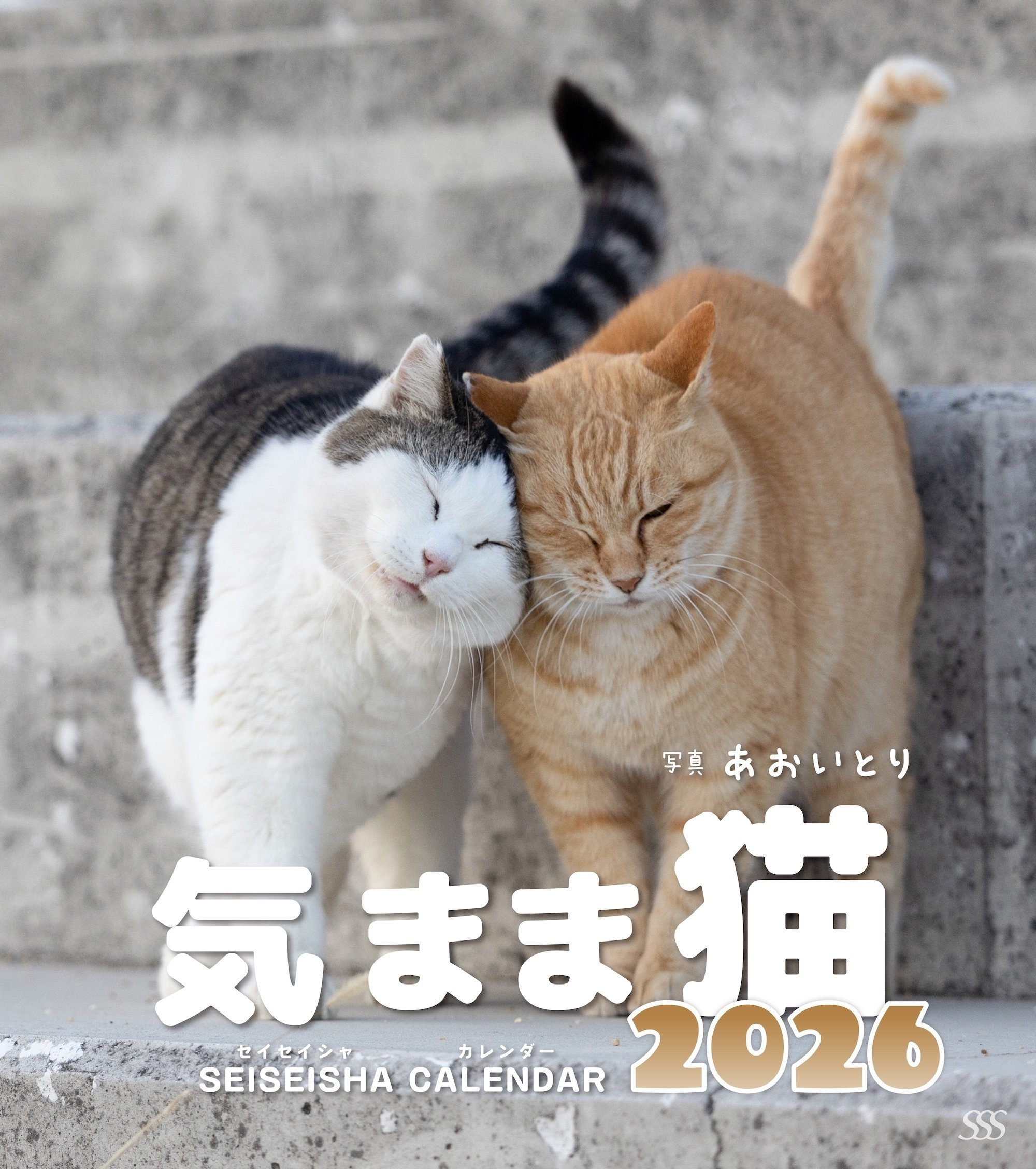 気まま猫カレンダー2026」予約開始です｜あおいとり