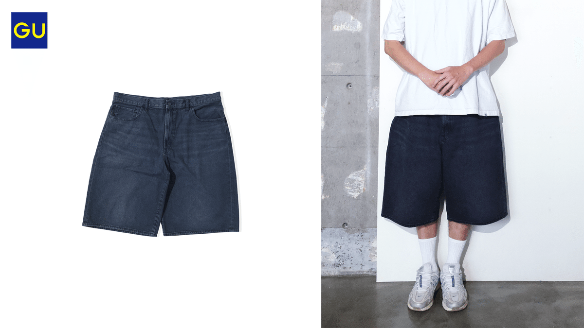 リメイク　バギーデニムショーツ tinkerend ジーンズ 「ユニセックス」Vintage Buggy Denim