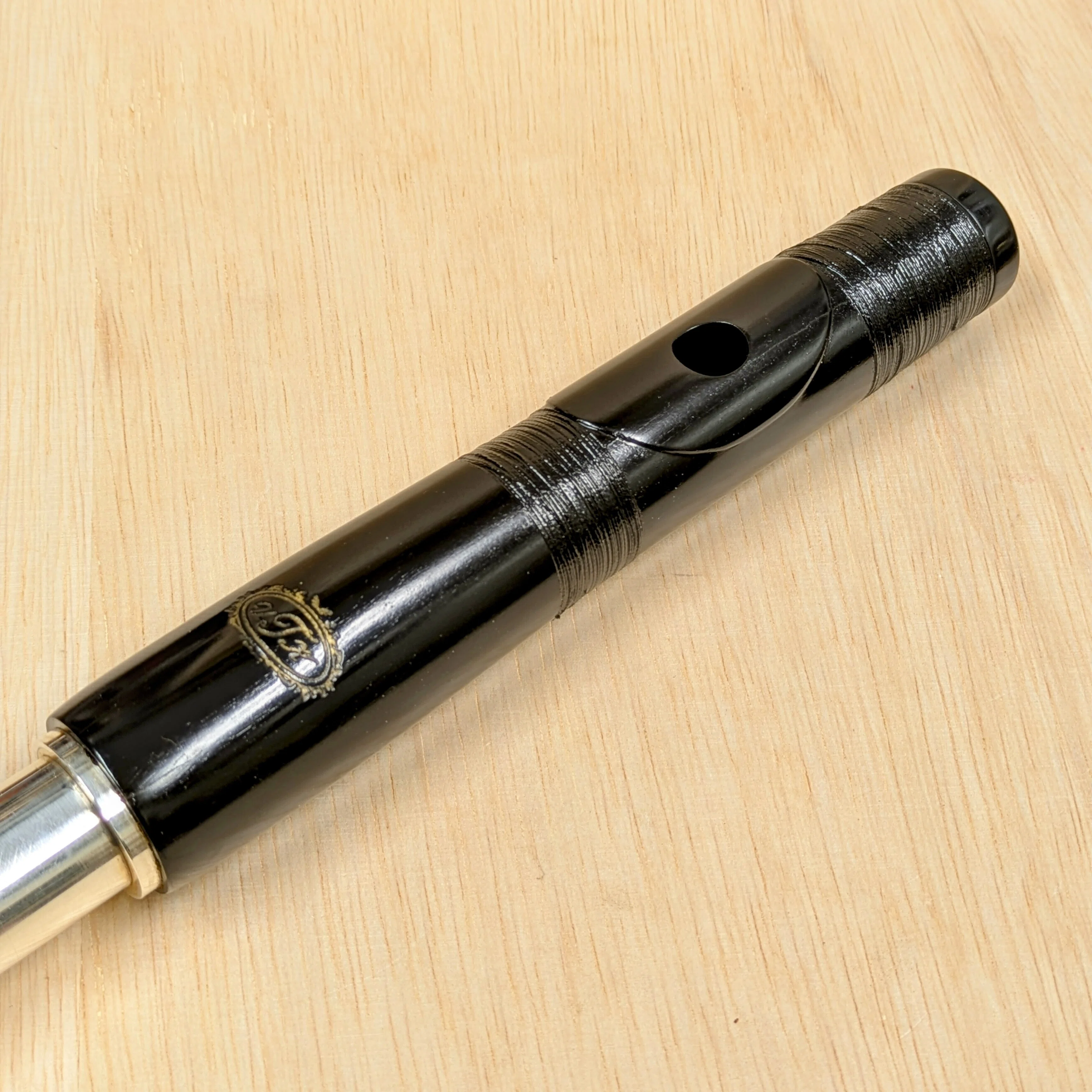 青黒檀の頭部管 〜その後｜Yoshio Takamura