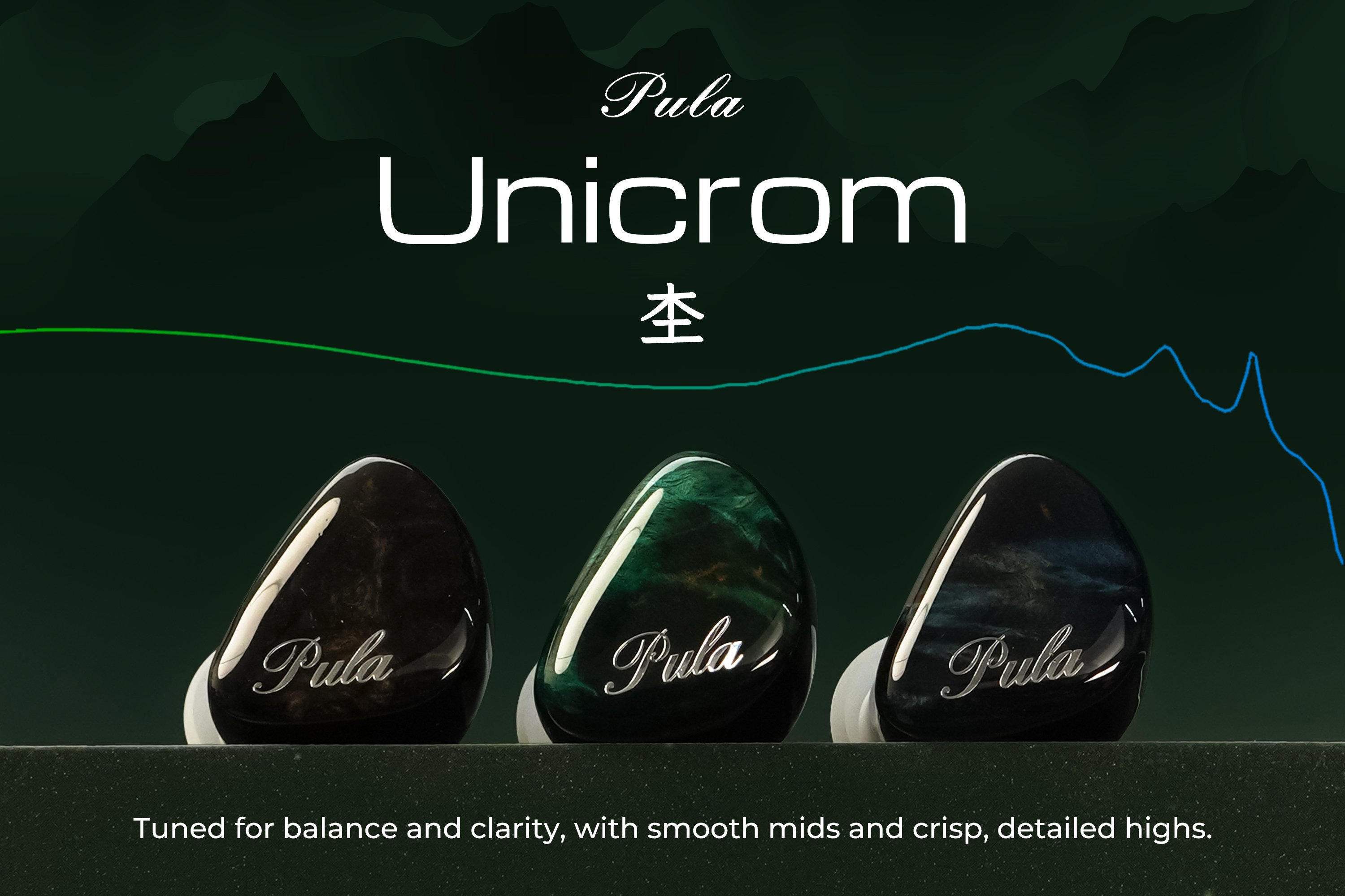 PULA 杢Unicrom イヤホン インイヤーモニター　IEM Amazon.com: HiFiGo Pula Unicrom in-Ear Monitor, Stabilized