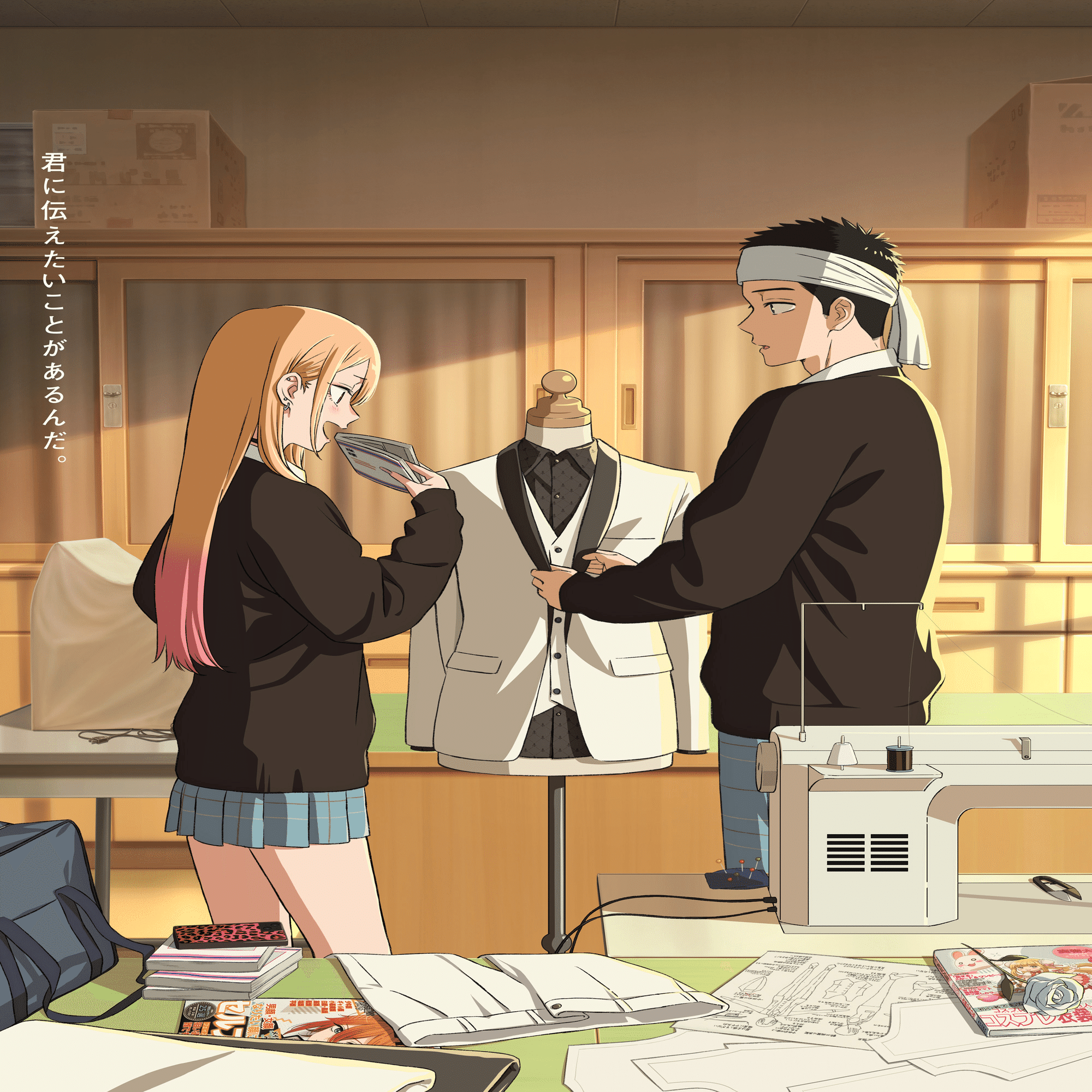 着せ恋　福田晋一直筆サイン入り複製原画　メインビジュアル　喜多川海夢　五条新菜 2025年最新】着せ恋 複製原画の人気アイテム - メルカリ