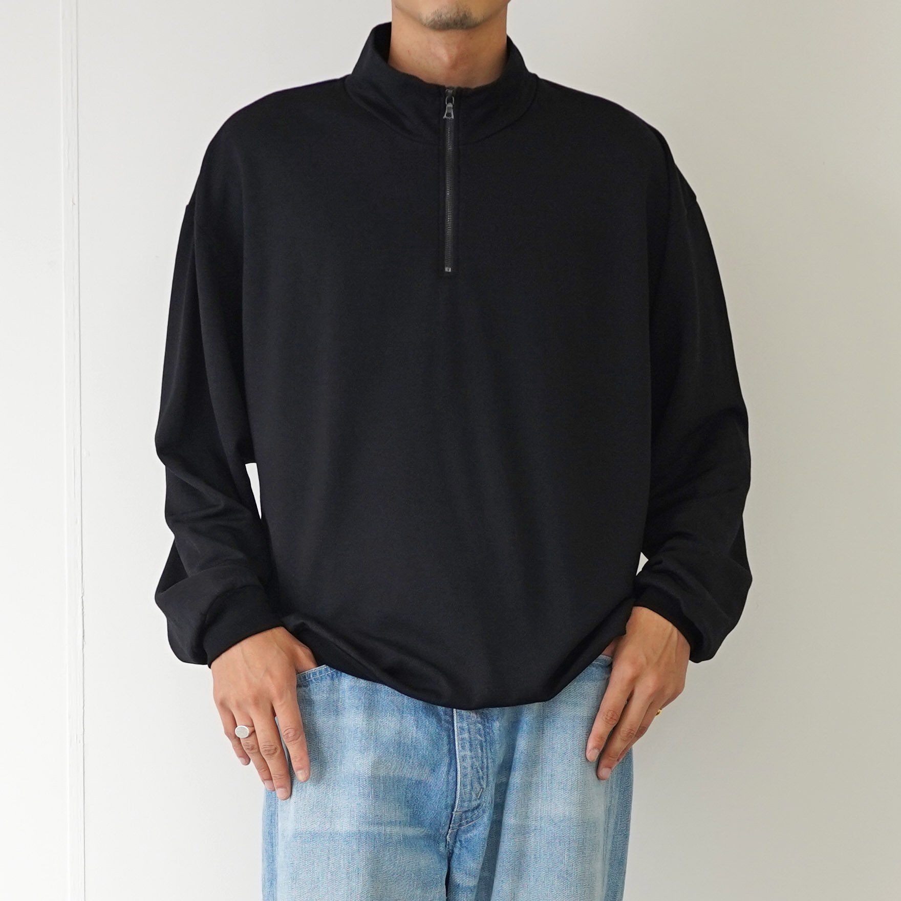 AURALEE ハーフジップスウェット AURALEE ハーフジップ スウェット