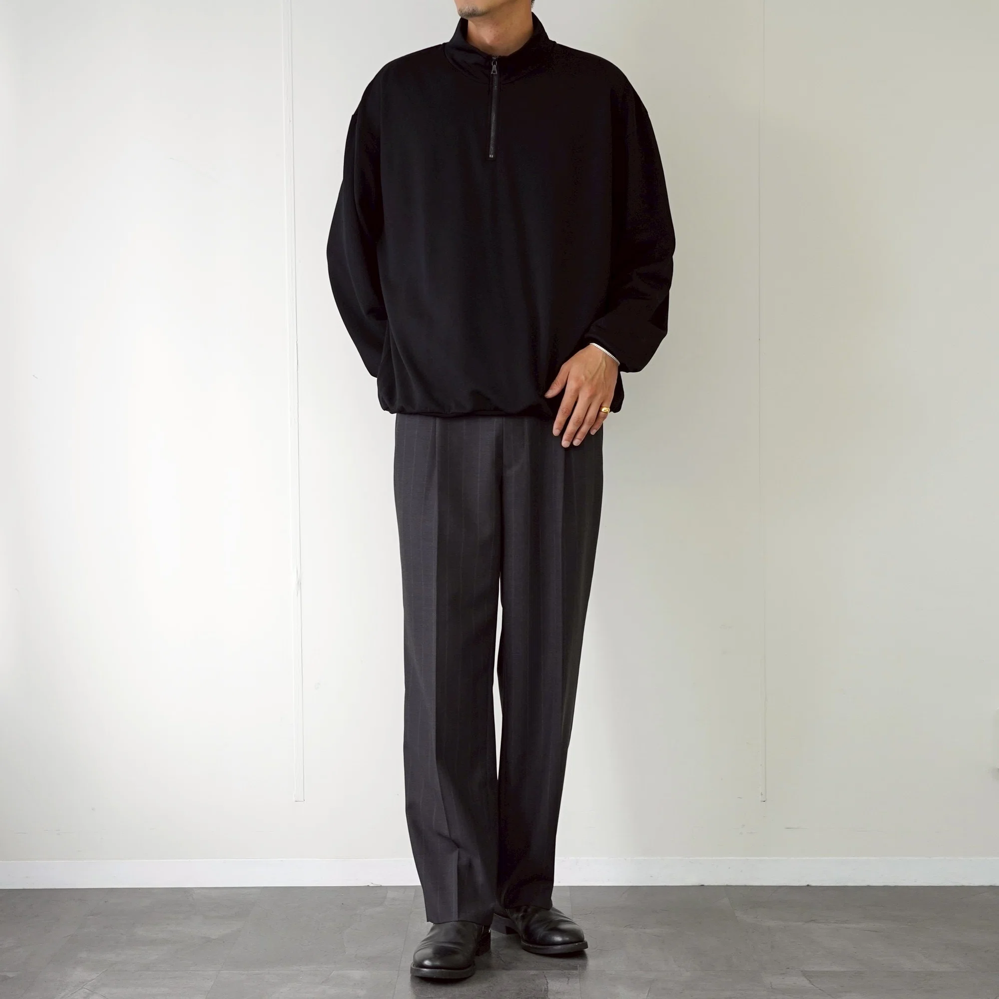 AURALEE「LIGHT WOOL SWEAT HALF ZIP P/O。本日発売です！｜THIRTY 