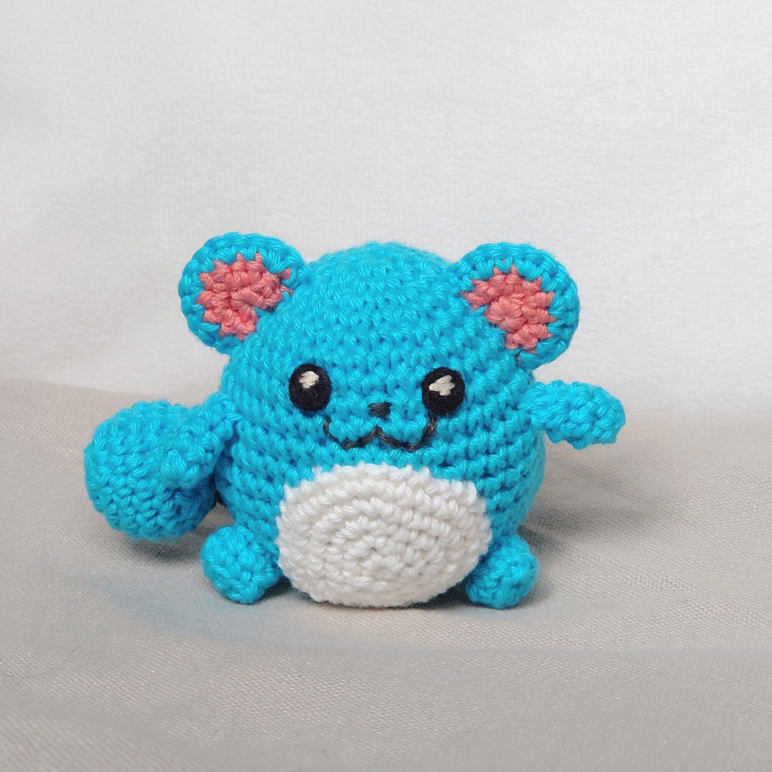 マリルのあみぐるみの作り方【無料編み図】｜のあ