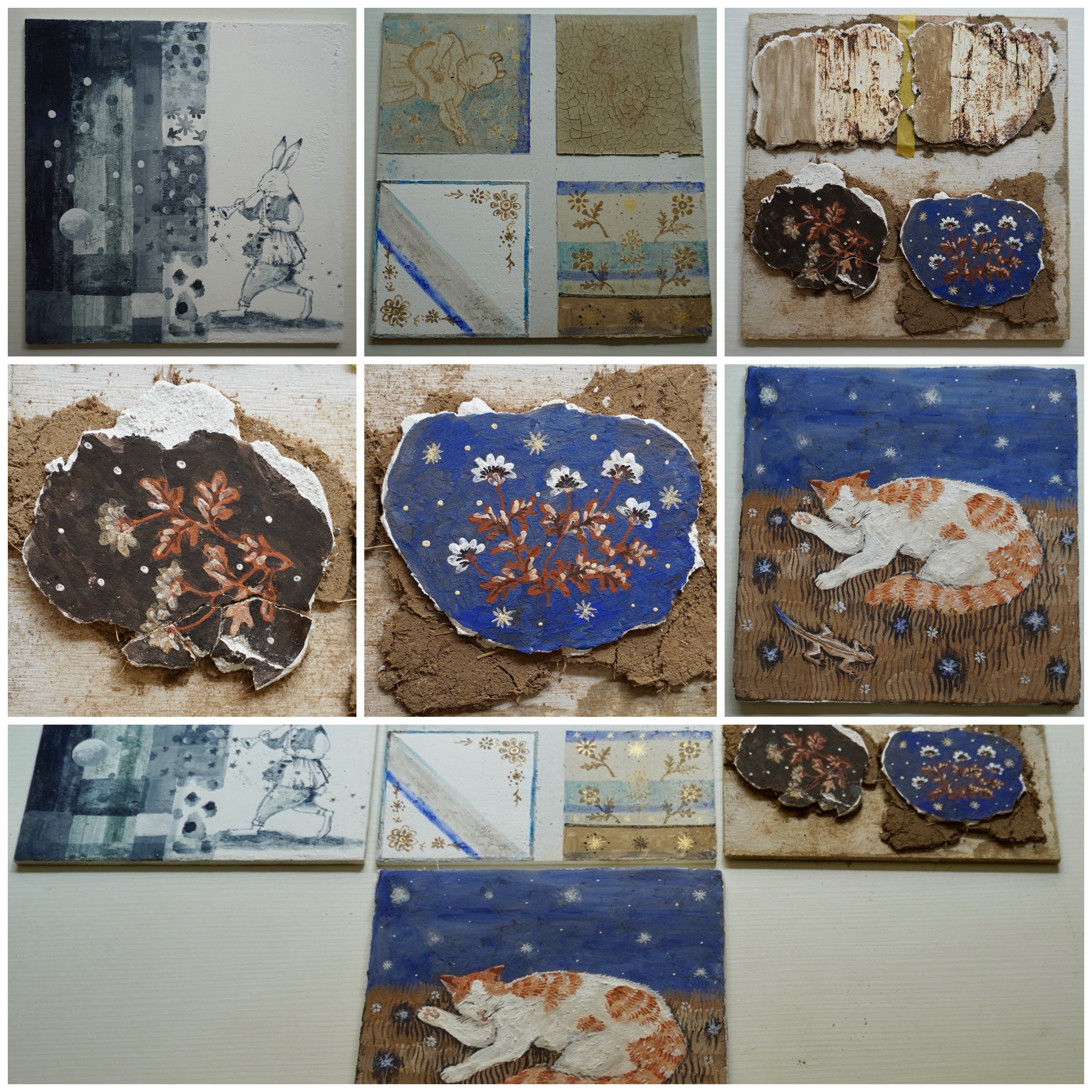 フレスコ画製作実験｜soil_tamura