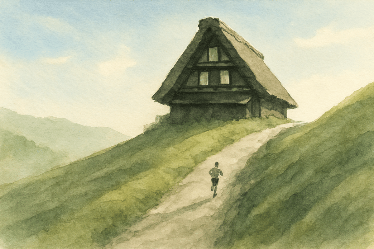 風景画 山へ不時着 風景画 山へ不時着