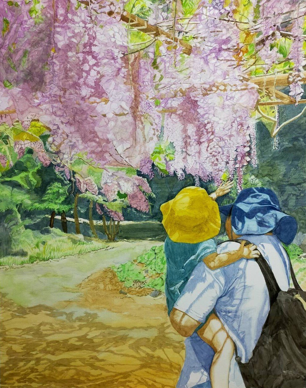 水彩景色 Step57】「絆」の水彩画｜瑞島 魁祐（みずしま かいゆう）