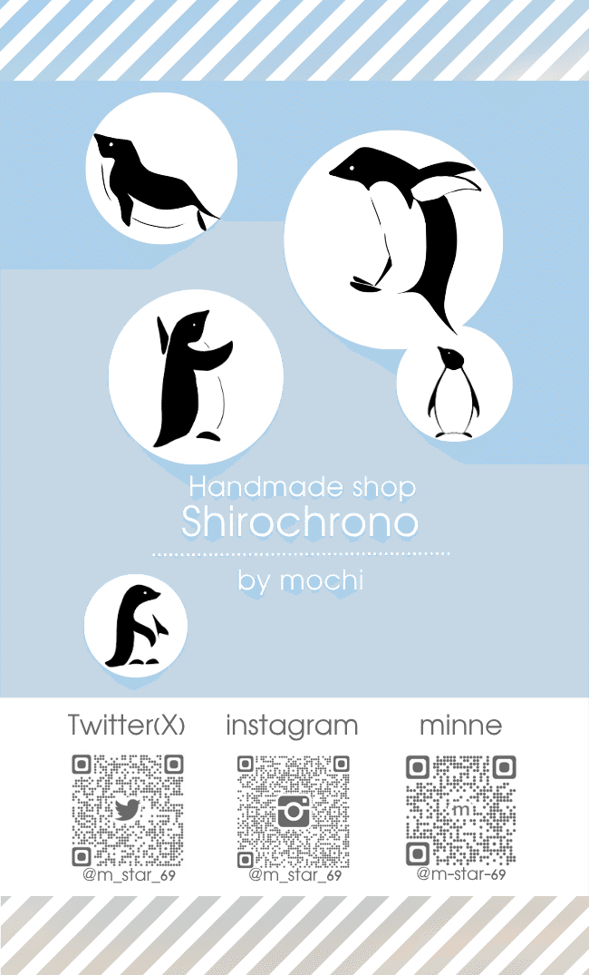 ショップカード（名刺）とアクキーつくってみた｜餅