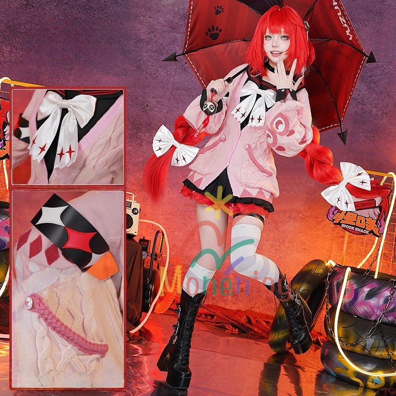 Monenjoy ゼンレスゾーンゼロ 浮波柚葉 コスプレ衣装 完全再現