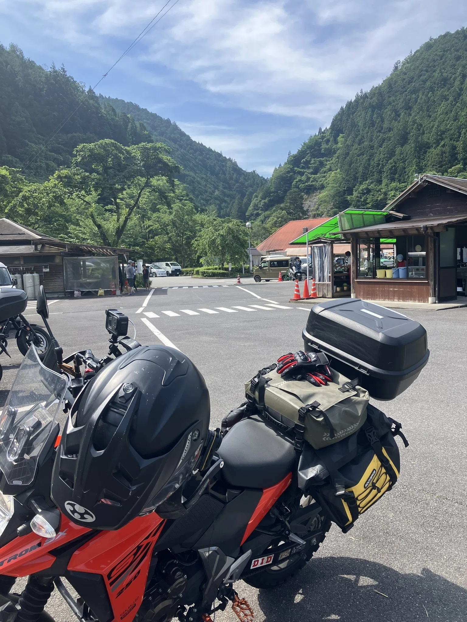 夏でも涼しい酷道309号を走る！Vストローム250SXで行く天川村〜行者還