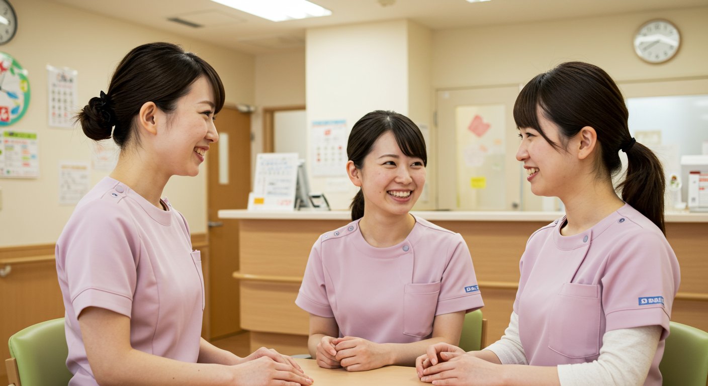 介護スタッフ間の良好なコミュニケーション