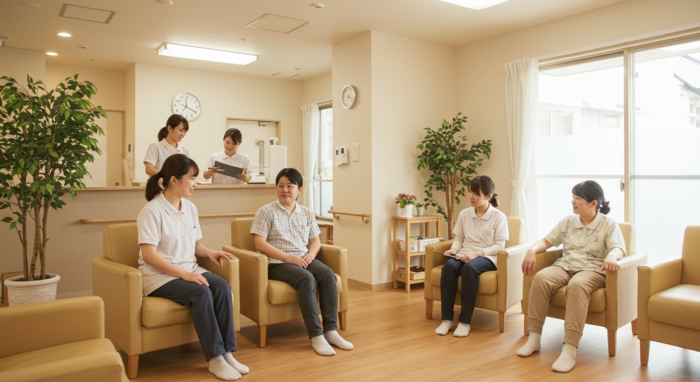 デイサービスでの採用成功事例イメージ
