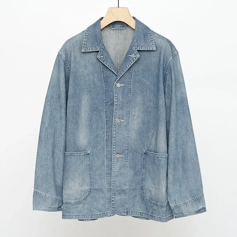 再入荷！！【ULTERIOR】FADED LIGHT DENIM COVERALL｜THIRTY' THIRTY'