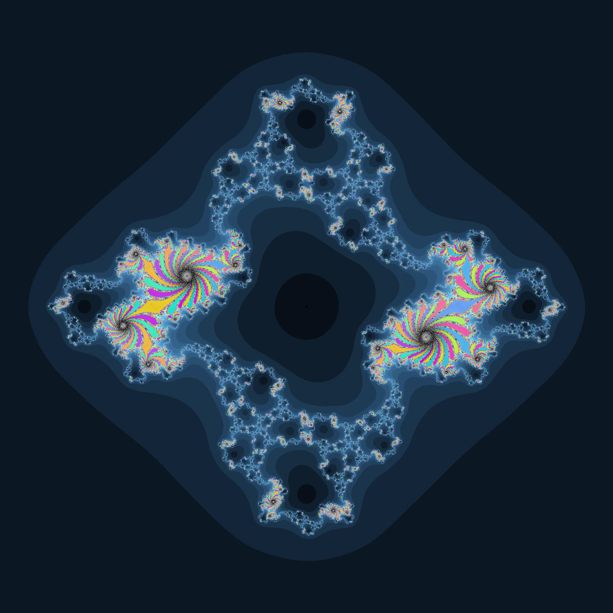 This Week's Fractal 95 (c/(0.5z^5-0.3z^3-1.6z))｜108Hassium