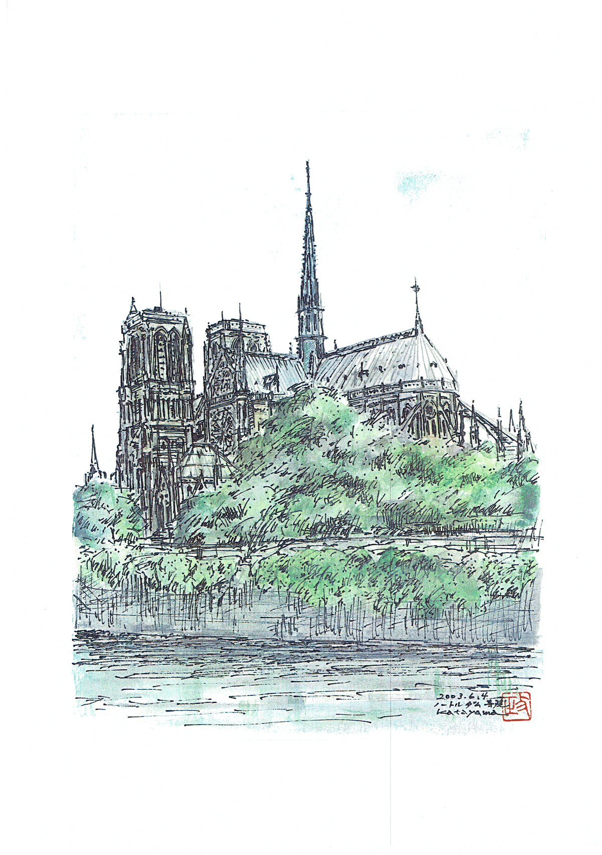 フランス在住画家　うわださち フランス在住画家 うわださち （JJazz.Net blog: 2018年5月