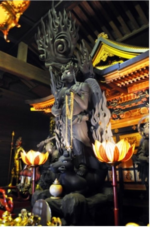 備中神楽面 猿田彦命 木彫 天狗面 中谷浩玉作 - メルカリ ◇時代 彫