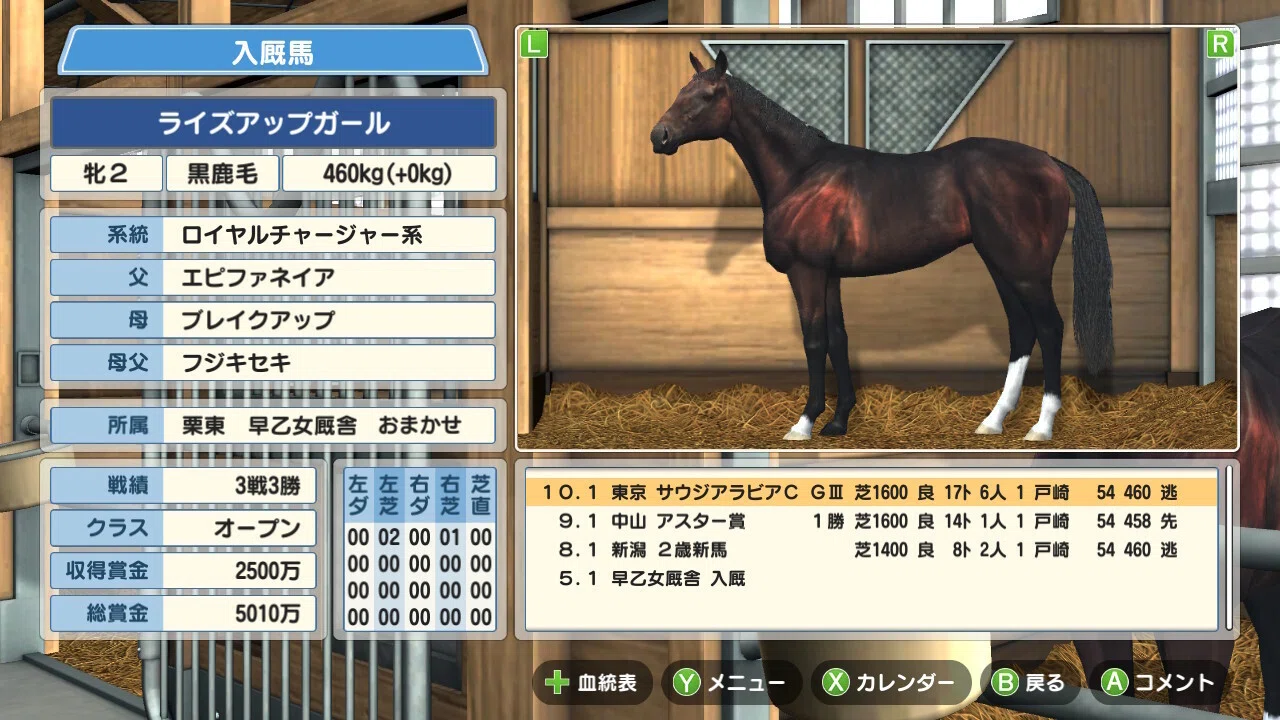ダービースタリオン ゲームプレイ日記】-ダービースタリオン(switch版)⑰-｜御坂晴海