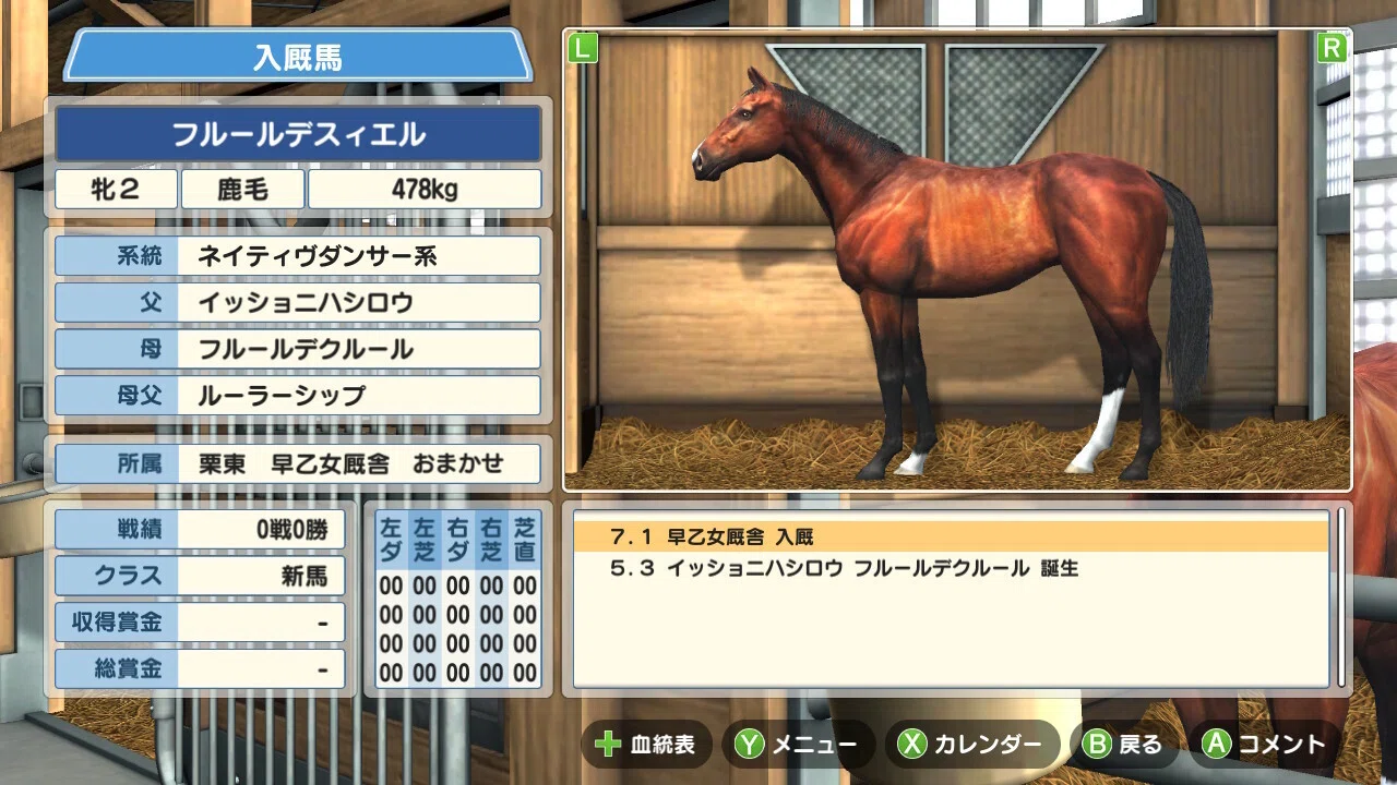 ゲームプレイ日記】-ダービースタリオン(switch版)⑰-｜御坂晴海