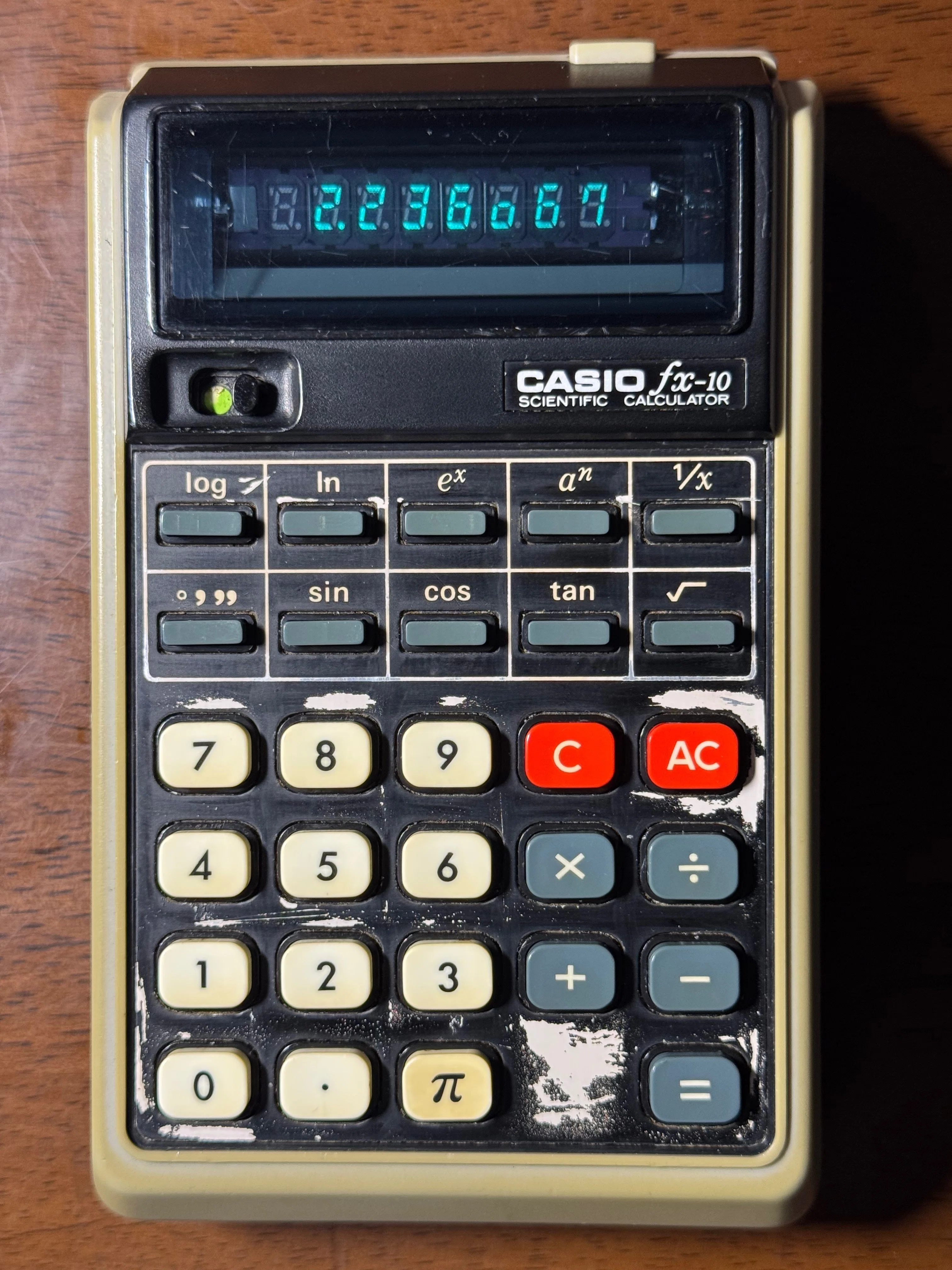 Casio fx-10 と fx-201P｜まんぼう