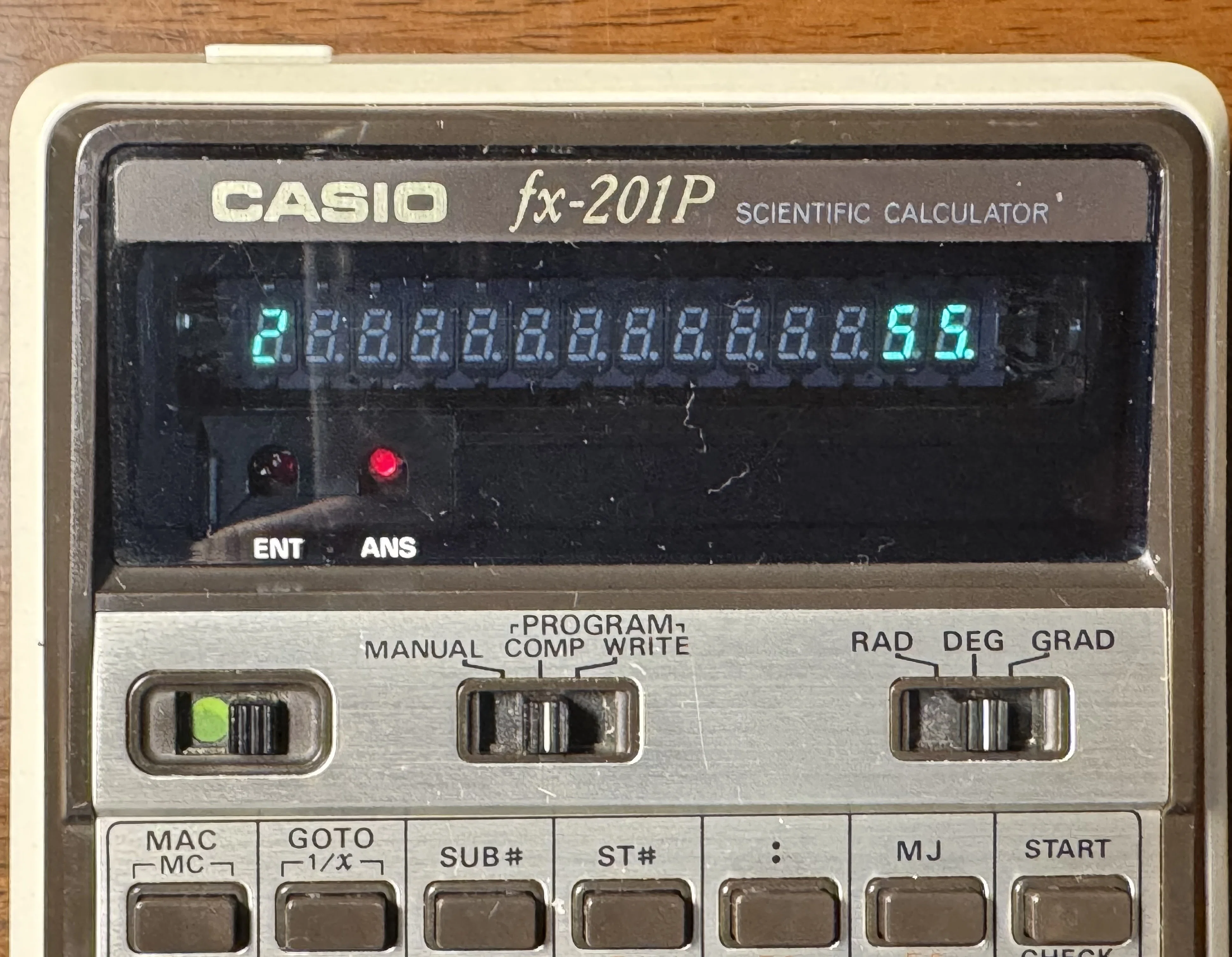 Casio fx-10 と fx-201P｜まんぼう