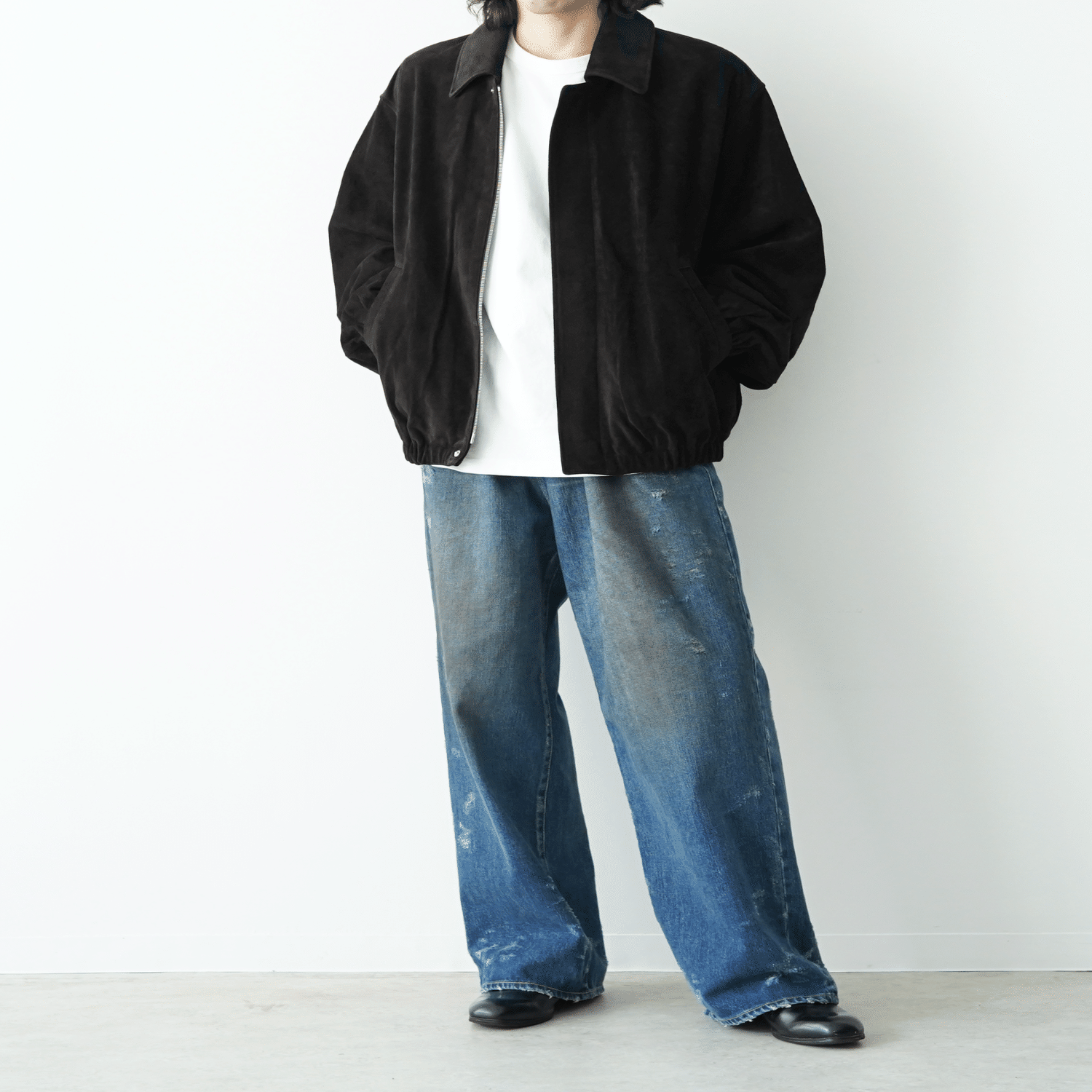 今年の秋はスウェードで。 ssstein（シュタイン） Cow Suede Car