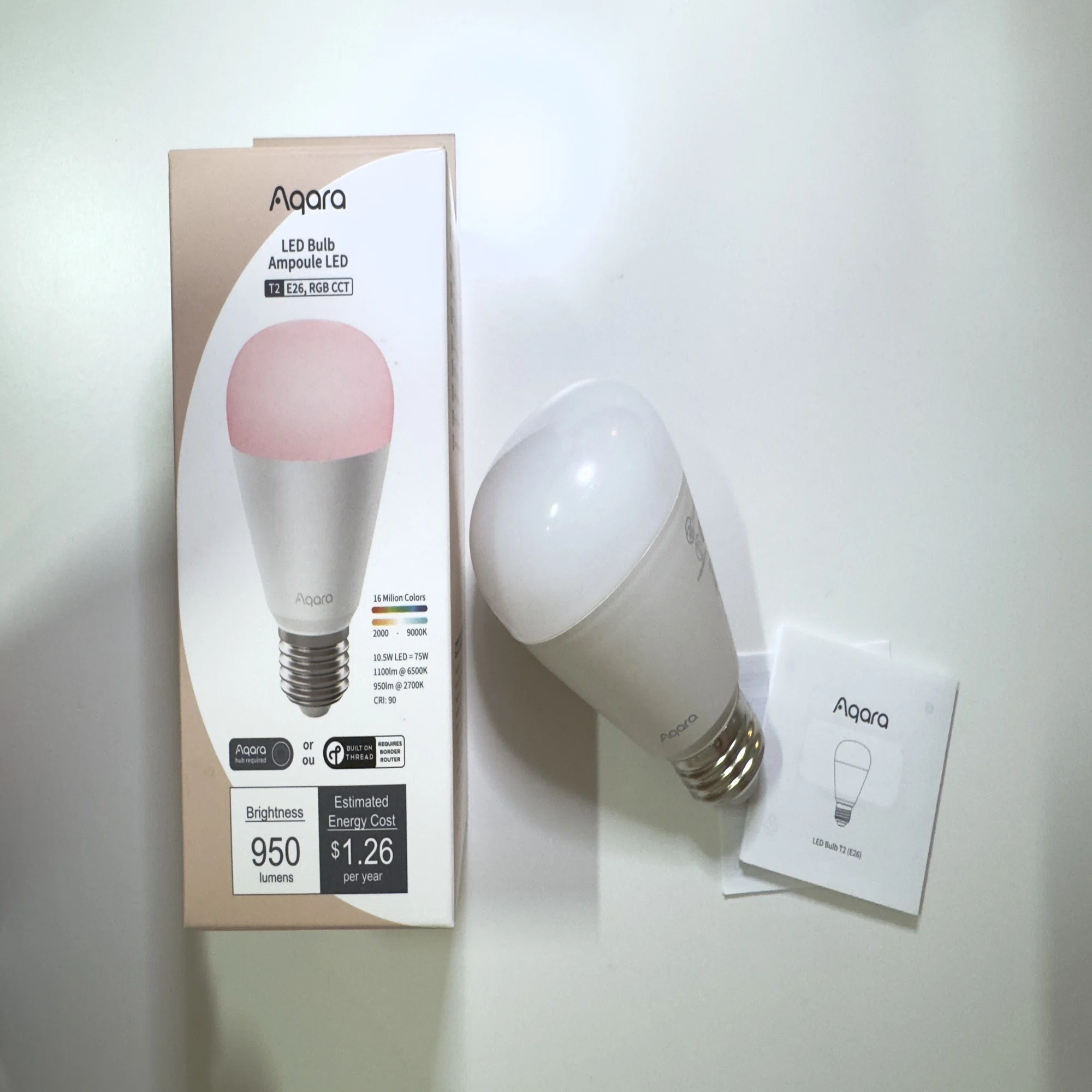 Aqara LED電球T2徹底レビュー｜明るさ・色・使いやすさを徹底解説 