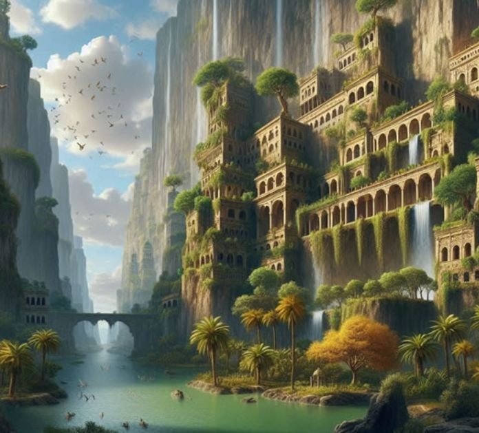 🏞 バビロンの空中庭園（Hanging Gardens of Babylon）古代の緑
