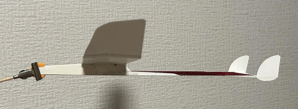 【紙飛行機】矩形翼(テーパーのない主翼)の機体|重力に反して